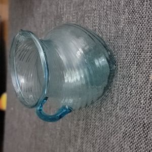 Antique glass pitcher